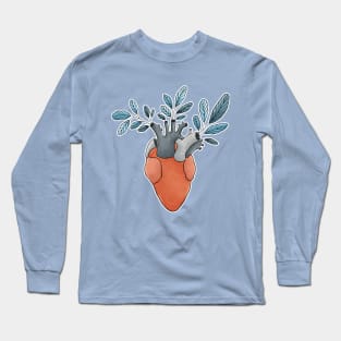 Blooming Heart Long Sleeve T-Shirt